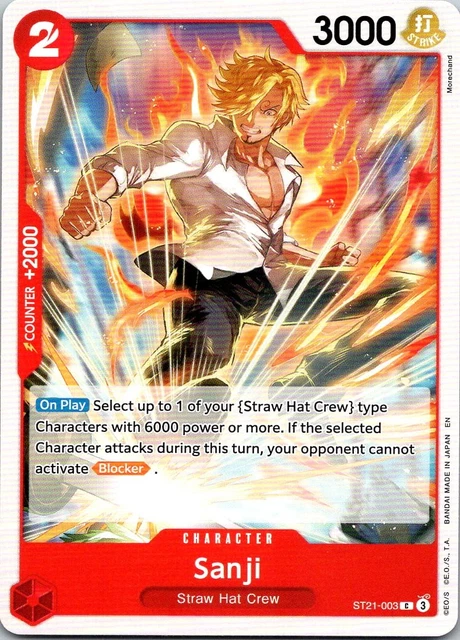 SANJI C STARTER Deck EX: Gear 5 - ST21-003 NM £2.26 - PicClick UK