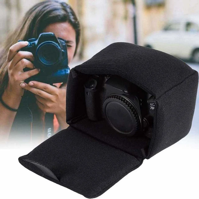 Soft Bag Protection Partition Padded Velvet Lens Bag Camera Case DSLR Camera