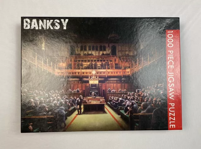 banksy monkey parliament Jigsaw