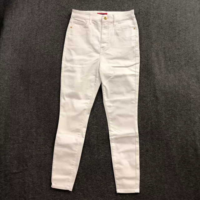 GUESS Los Angeles Women’s Zip Jeans Size 30 Color White Denim Pockets NWOT