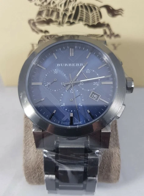 Brand New Burberry BU9365 Dark Gray Ion Plated Stainless Steel Men's Watch Brand New Burberry BU9365 Dark Gray Ion Plated Stainless Steel Men's Watch