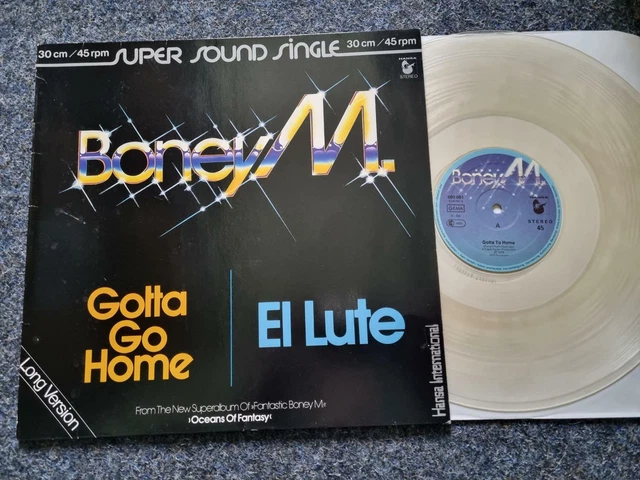 BONEY M. Gotta go home/ El Lute 12'' Disco Germany CLEAR VINYL EUR 70