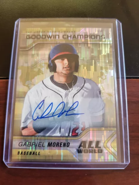 2023 UD Goodwin Champions Rookie Auto Gabriel Moreno Arizona Dbacks RC SSP