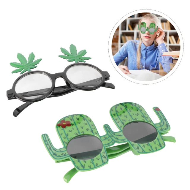2 pz occhiali divertenti cardstock costume festa occhiali bambini