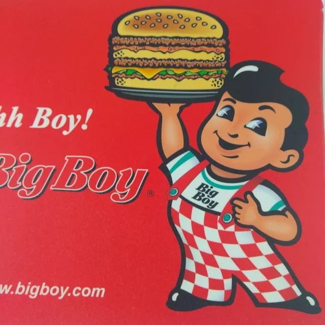 Big Boy Restaurant Computer Mousepad Mouse Pad Advertising Bob Frischs Elias Bro 2