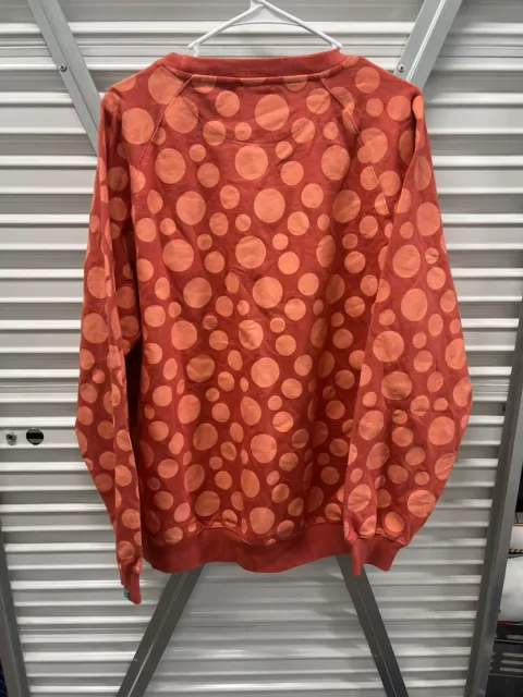 New Yorks Lottery Lemar & Dauley Orange Polka Dots Crewneck Sweatshirt XL