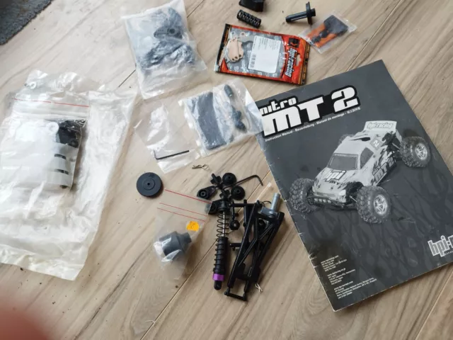 HPI Nitro MT2 Handbuch und diverse RC Modellbau Ersatzteile