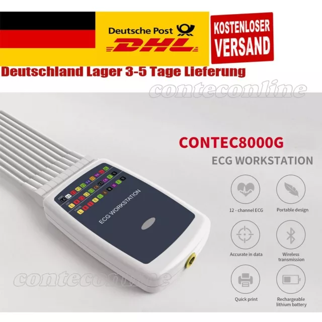 Système de station de travail ECG, machine d'électrocardiogramme de repos