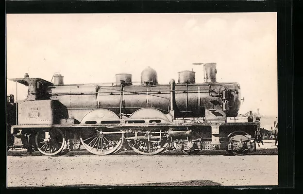 CPA Locomotive du Midi, Machine No. 1909, chemin de fer