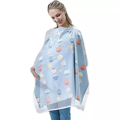 Breastfeeding Nursing Cover Breast-Feeding Towel，Trcoveric Lightweight Breath...