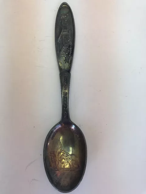 Vintage E.P.N.S Field Museum Of Natural History Souvenir Collectors Spoon