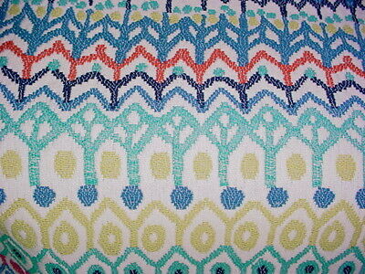 26-3/8Y Kravet Lee Jofa Teal Aqgean Blue Bargello Lattice Upholstery Fabric 3