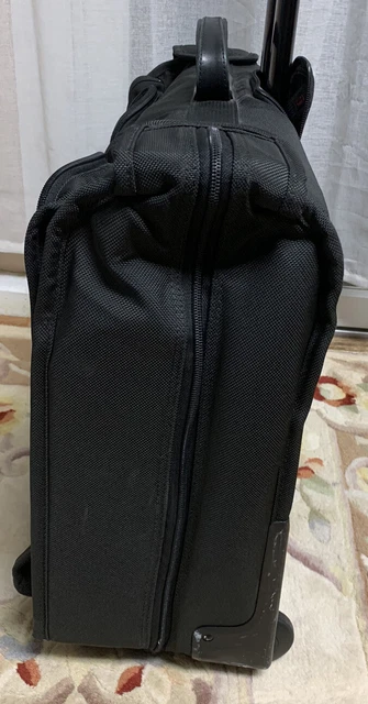 Tumi Black ballistic Nylon Wheeled Garment Bag Suitcase 2242D3 2