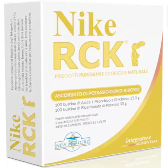 NIKE RCK ® Ascorbato di Potassio con D-Ribosio 200 Bustine Antiossidante