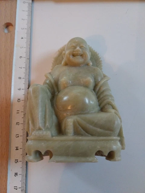 Bouddha en jade, XXème Chine Asie sculpture