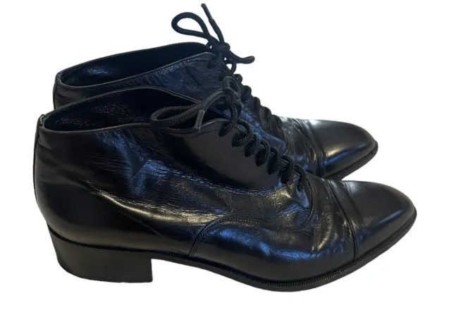 Vintage Robert Clergerie Black Leather Oxfords/Brogues, US Women’s Size 10