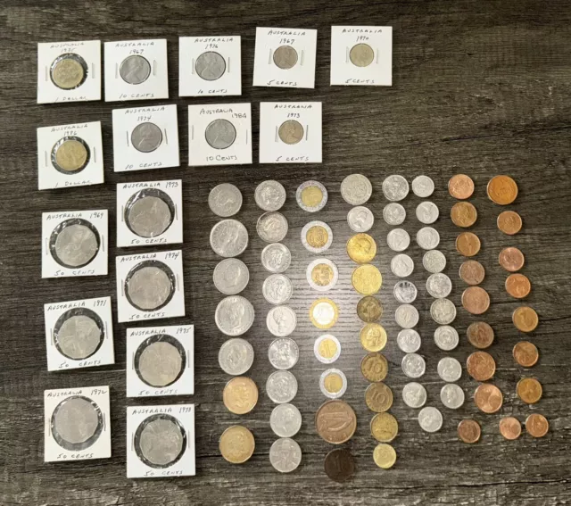 Foreign coin collection lot