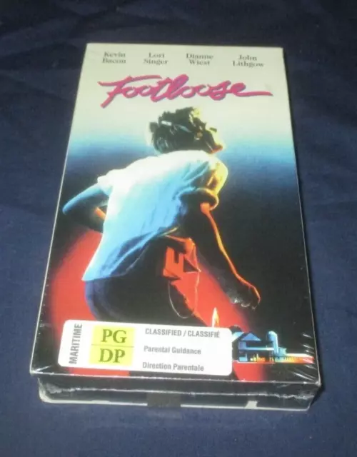 FOOTLOOSE (VHS, 1997) ( unopened / new) w/ watermark Kevin Bacon Lori …
