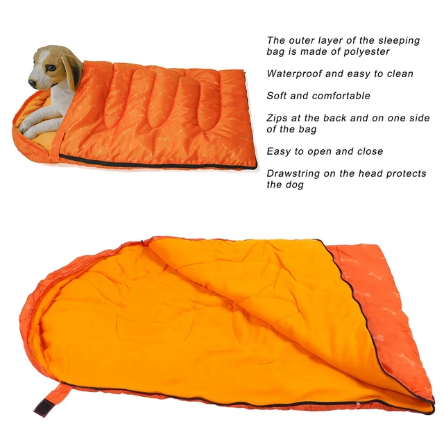 Sac De Couchage Pour Chien Doux Chaud Imperméable Lit Pour Animaux De Compag Obf