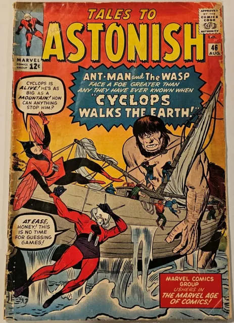 Tales To Astonish #46 Aug 1963 Ant-Man & The Wasp - Complete Lower Grade