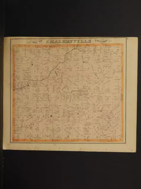 Ohio, Portage County Map, 1874, Shalersville Township, J1#36