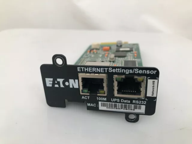 Eaton Network Management Card MS SNMP/WEB Adaptor 710-00255 UPS 1 year warranty