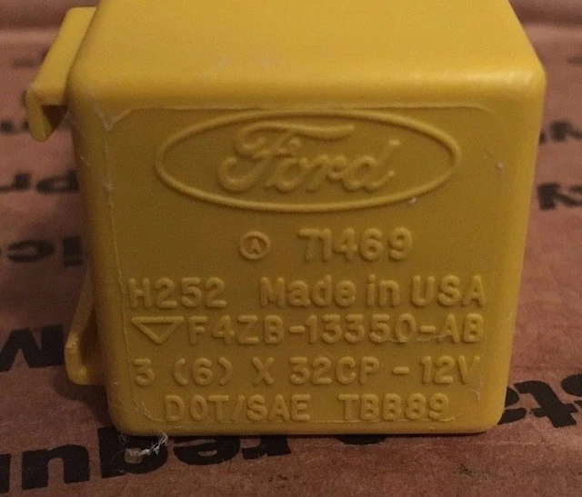 F4ZB13350AB FORD MUSTANG Explorer Turn Signal Flasher Relay EUR 12,81 PicClick DE