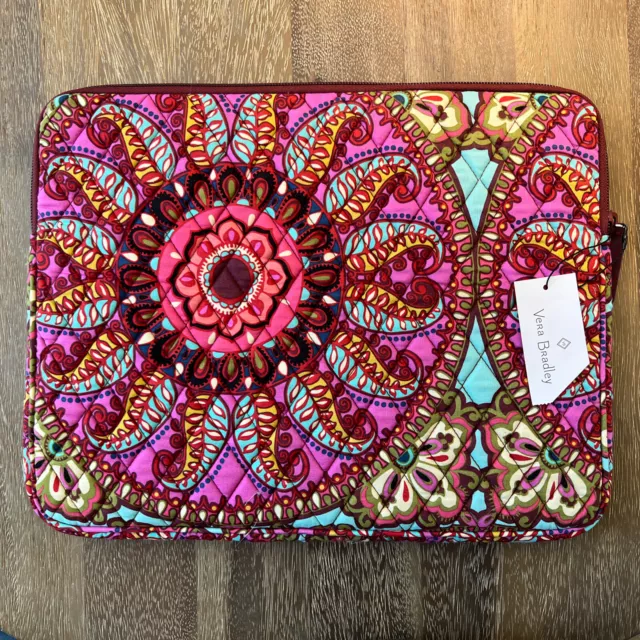 Vera Bradley's LAPTOP or TABLET SLEEVE PROTECTOR Resort Medallion NWT