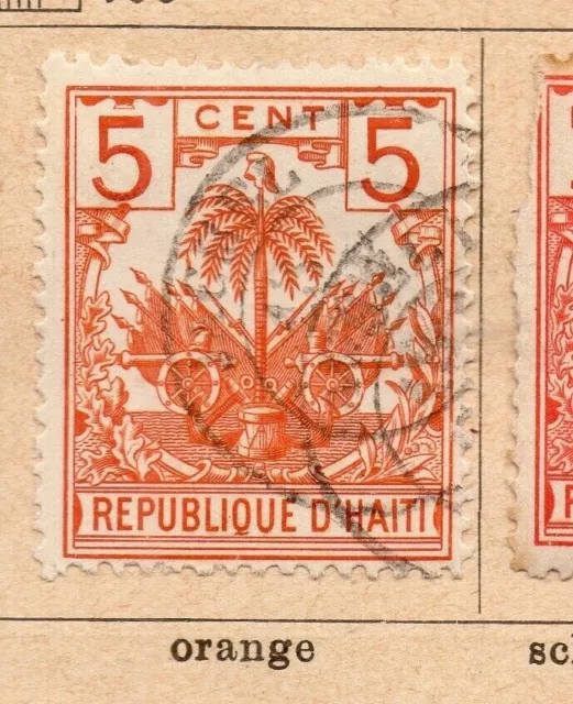 Haiti 1893-95 Early Issue Fine Used 5c. NW-238864