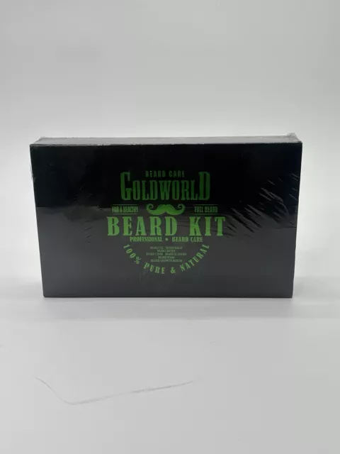 Goldworld Beard Healthy Hair Growth Care Grooming Kit Gift Set For Men