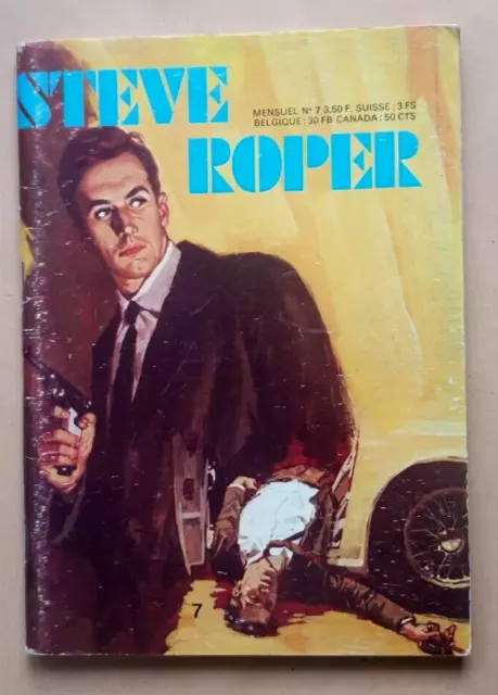 BD Petit format  STEVE ROPER  / N° 7 / 1974 Edition Rhodos  Presse