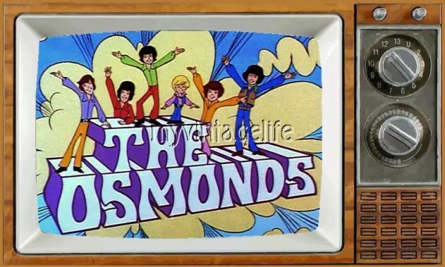 THE OSMONDS TV Fridge MAGNET  2" x 3" art SATURDAY MORNING CARTOONS