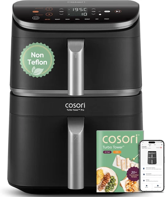 cosori-turbo-tower-pro-smart-airfryer-10-8l-keramikbeschichtung
