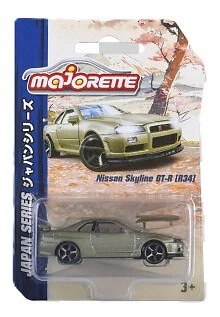 Majorette 212051030 Japan Series Deluxe - Nissan GT-R - Scala 1/64 - Nuovo