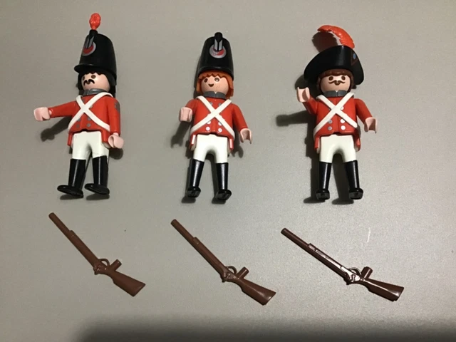PLAYMOBIL VINTAGE COLOR médiéval pirates soldats banc du set 3606 de