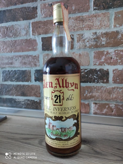 Glen Albyn Whisky 21 years rare