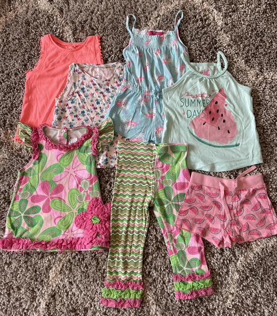 NEW!!!Girls Clothing Bundle Size 2-3 Years 7 Pieces Next Mud Pie Young Dimension