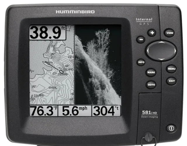 Humminbird 581i HD DOWN IMAGING FishFinder Sonar Head Unit  * 30 Day Warranty *