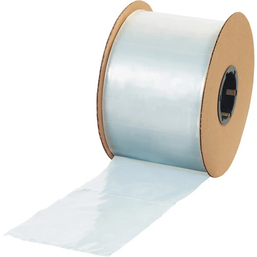CleanItSupply Poly Bags on a RL, 4 Mil, 10" x 15", Clear, 500/RL (AB322)