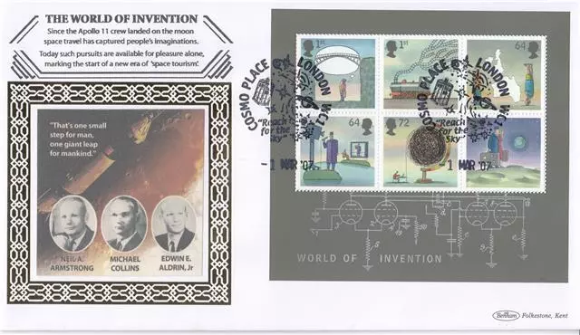 2007 World of Invention (M/S) - Benham BLCS 352 (Cosmo) Special (Doubled Zambia)