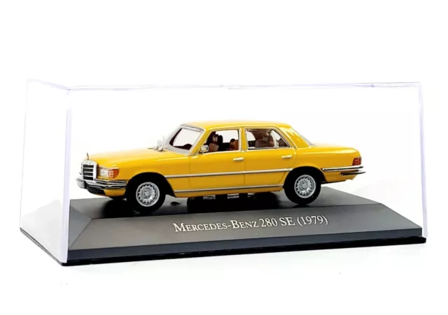 Rare MERCEDES BENZ 280 SE 1979 Collectible 1:43 Scale Styled Altaya In Showcase