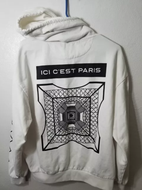 Paris Saint-Germain Ici C'est Paris Soccer Hoodie Eiffel Tower Graphic Sz Small