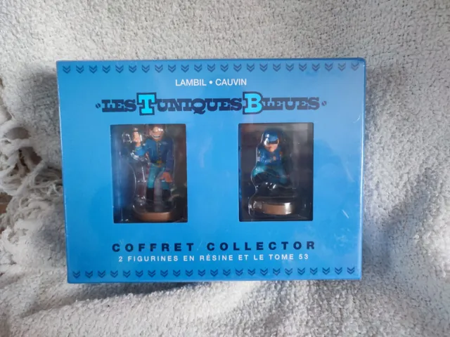 Les Tuniques Bleues - Coffret avec 2 figurines + Tome 53. Neuf sous blister