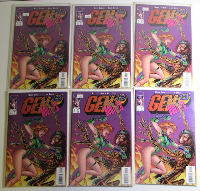 Gen 13 Bootleg Lot of 6 #2 Image Comics (1996) 1st Print Comic Books