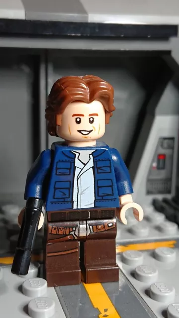LEGO Star Wars Han Solo Minifigure Boba Fett Slave I sw1021 75243 Eccellente