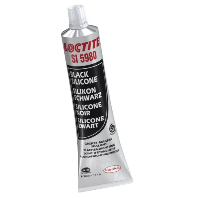 Loctite SI5980 Silicone Flange Sealant - Black - 100ml - LOCTITE 2064235