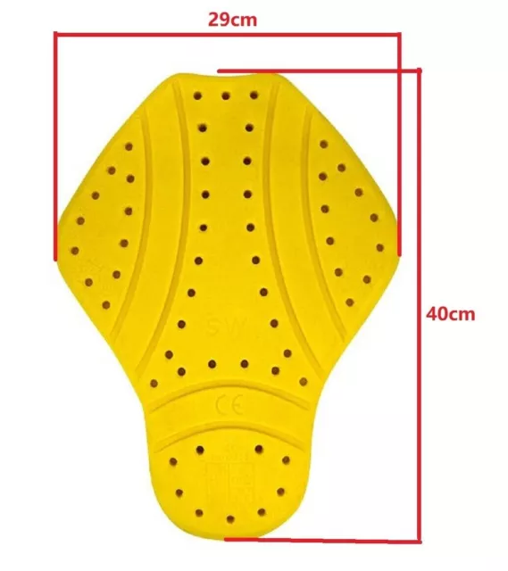 Paraschiena protezione dorsale proteggi schiena giacca moto scooter LIVELLO 2