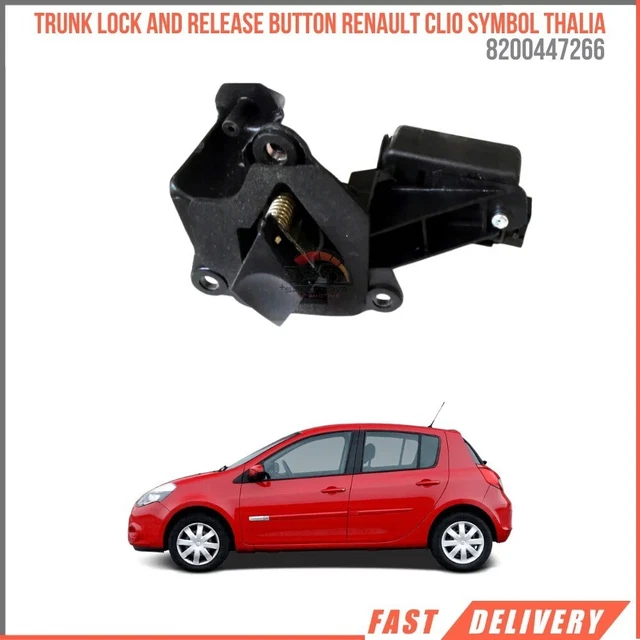 Contacteur De Coffre/hayon Pour Renault Clio 3/4 Et Megane 3 - Micro Switch Blanc, Référence SC00189 - Neuf