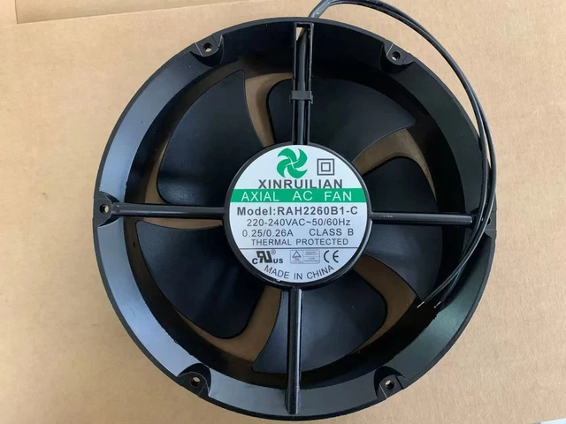 Xinruilian RAH2260B1-C 220V 0.26A 22060 22CM Heat-resistant fan #M460A QL