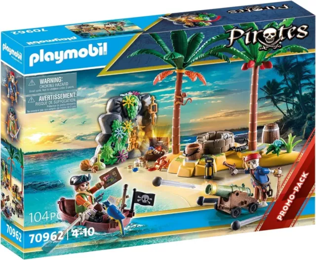 Playmobil 70962 - Pirates - Isla del Tesoro Pirata con esqueleto - NUEVO